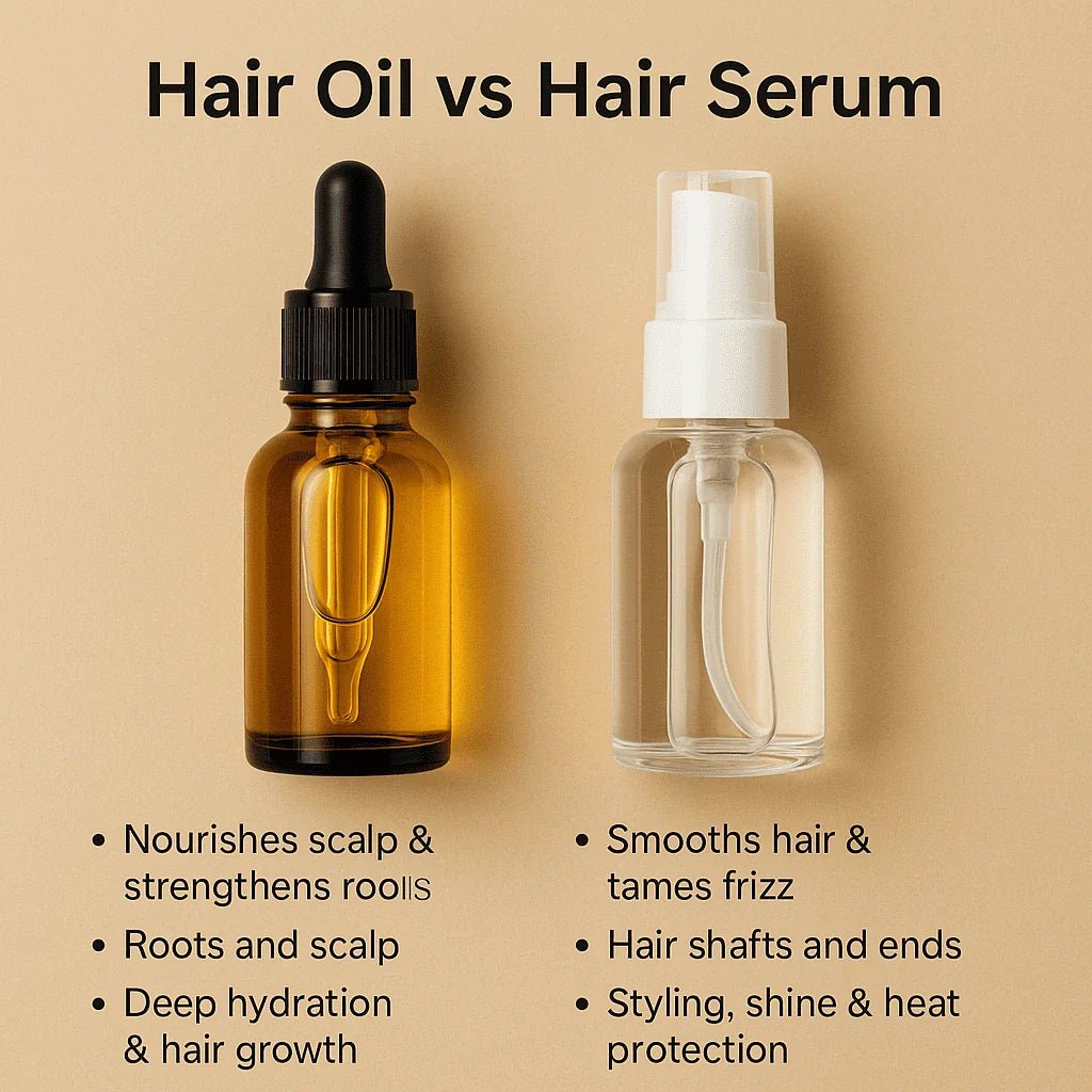 Difference Between Hair Oil vs Hair Serum: What’s Right for You? - Breewoo